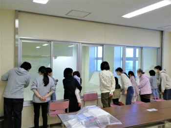 調理作業の見学